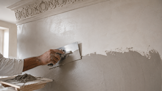 Majlis Arabic juss ceiling work — decorative cornicing and relief detail