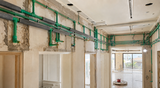 Full villa re-pipe using PPR throughout