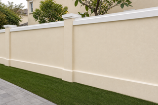 Exterior villa repaint in Arabian Ranches, after