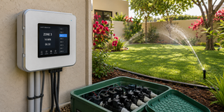 Full villa smart irrigation retrofit with a smart controller in Dubai