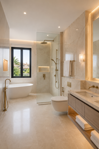 Master ensuite plumbing rebuild